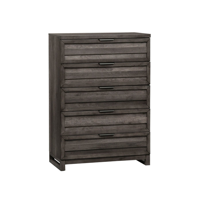 Tanners Creek - 5 Drawer Chest - Graystone – Accent Chests by Liberty Furniture at Furniture Wholesale Plus , Nashville furniture store