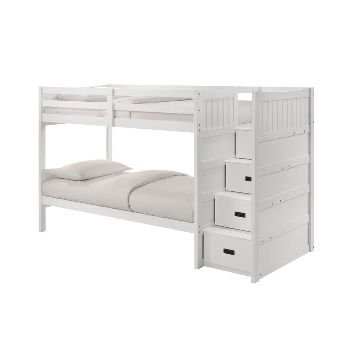 Sami - Step Bunk With Right Headboard – Bunk Beds by Elements International at Furniture Wholesale Plus , Nashville furniture store