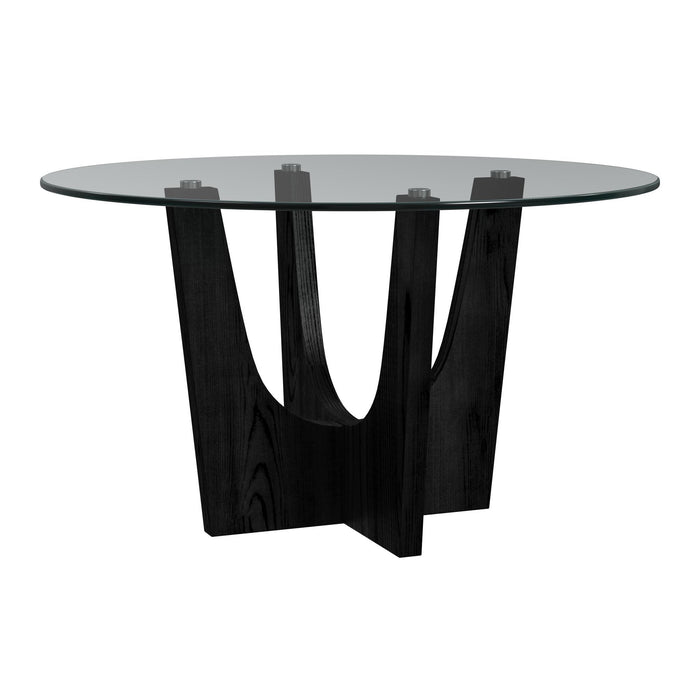 Oregon - 5 Piece Standard Height Dining Set (Round Table And Four Chairs) – 5 Piece Dining Room Sets by Elements International at Furniture Wholesale Plus , Nashville furniture store