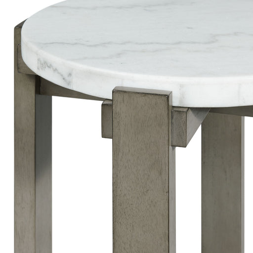 Rosamel - Round End Table - Gray – End Tables by Elements International at Furniture Wholesale Plus , Nashville furniture store