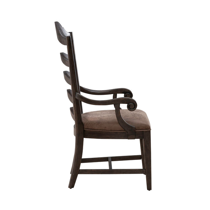 Paradise Valley - Upholstered Ladder Back Chair (RTA) – Arm Chairs by Liberty Furniture at Furniture Wholesale Plus , Nashville furniture store