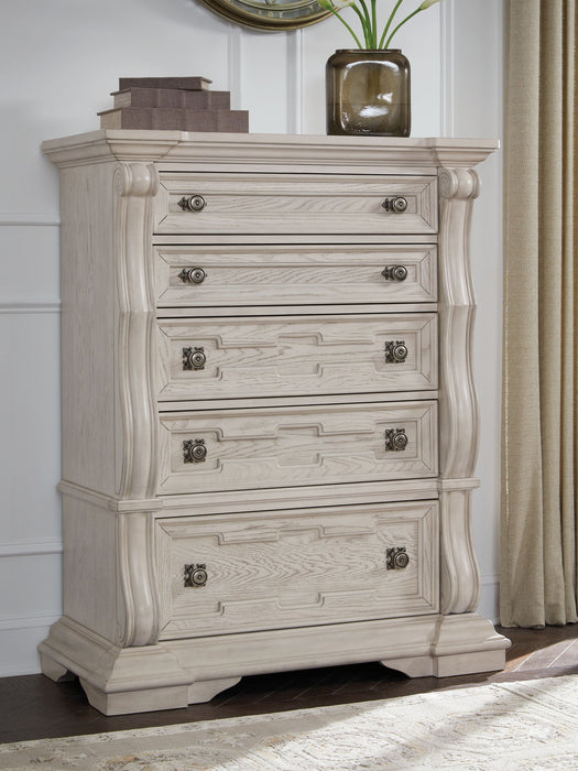 Bruchandi - Five Drawer Chest - Antique White – Accent Chests by Signature Design by Ashley® at Furniture Wholesale Plus , Nashville furniture store