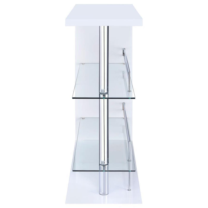 Prescott - Rectangular 2-Shelf Bar Unit - Premium Home Bars from CoasterEssence - Just $319! Shop now at Furniture Wholesale Plus  We are the best furniture store in Nashville, Hendersonville, Goodlettsville, Madison, Antioch, Mount Juliet, Lebanon, Gallatin, Springfield, Murfreesboro, Franklin, Brentwood