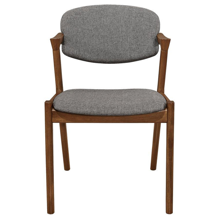Malone - Padded Wood Dining Arm Chair (Set of 2) - Dark Walnut - Premium Chair Sets from CoasterEssence - Just $269! Shop now at Furniture Wholesale Plus  We are the best furniture store in Nashville, Hendersonville, Goodlettsville, Madison, Antioch, Mount Juliet, Lebanon, Gallatin, Springfield, Murfreesboro, Franklin, Brentwood