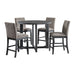 Wakefield - 5 Piece Counter Set (Table And 4 Chairs) - Espresso – 5 Piece Dining Room Sets by Elements International at Furniture Wholesale Plus , Nashville furniture store