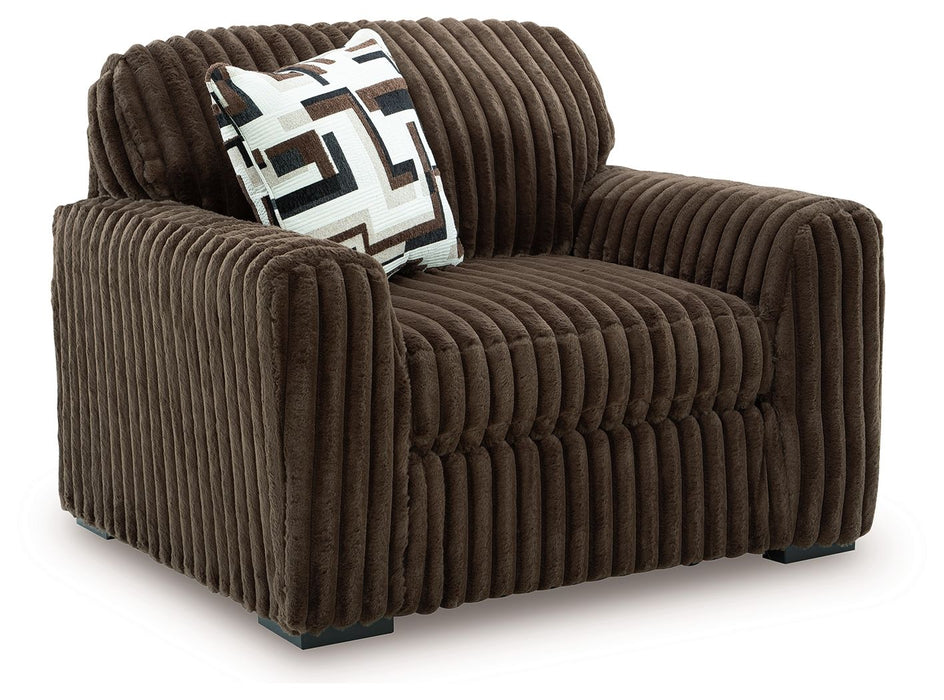 Midnight-Madness - Chair And A Half – Arm Chairs by Signature Design by Ashley® at Furniture Wholesale Plus , Nashville furniture store
