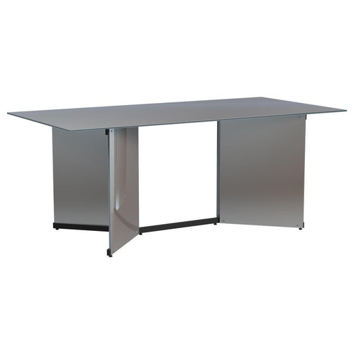 Emery - Rectangular Mirrored Dining Table - Silver – Dining Tables by Coaster Fine Furniture at Furniture Wholesale Plus , Nashville furniture store
