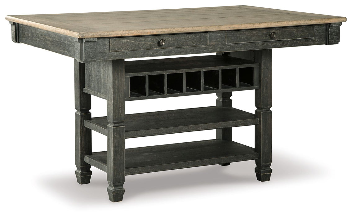 Tyler Creek - Rectangular Dining Room Counter Table - Black / Gray – Counter Tables by Signature Design by Ashley® at Furniture Wholesale Plus , Nashville furniture store