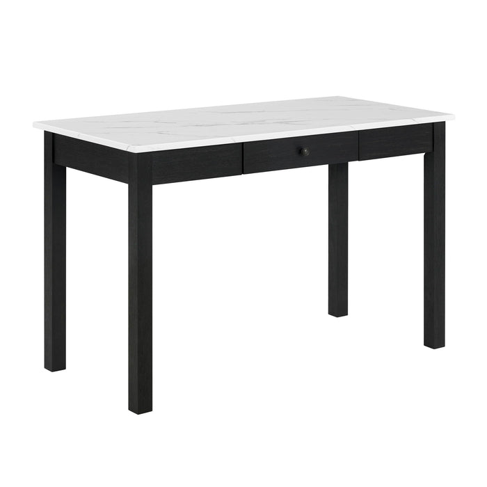 Rylee - Faux Marble Desk - Black / White – Writing Desks by Crown Mark at Furniture Wholesale Plus , Nashville furniture store