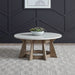 Berkley Square - Round Cocktail Table - Linen & Khaki – Cocktail Tables by Liberty Furniture at Furniture Wholesale Plus , Nashville furniture store