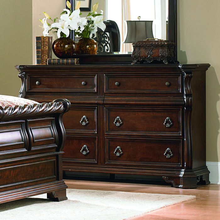 Arbor Place - 8 Drawer Double Dresser - Brownstone – Dressers by Liberty Furniture at Furniture Wholesale Plus , Nashville furniture store