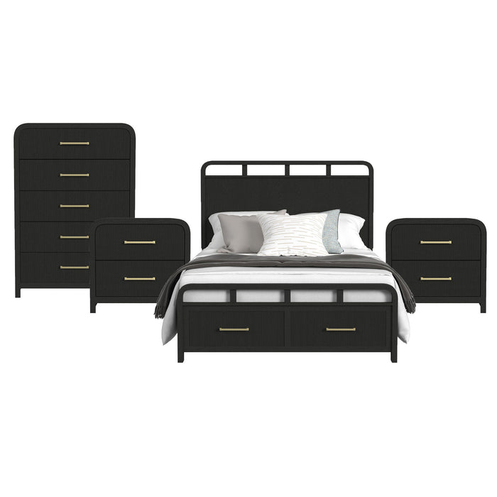 Ridgemont - Storage Bedroom Set – 3 Piece Bedroom Sets by Elements International at Furniture Wholesale Plus , Nashville furniture store