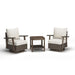 Marin Sands - Chairs With Cushion And Table Set (Set of 3) - Brown / Beige – 3 Piece Outdoor Sets by Signature Design by Ashley® at Furniture Wholesale Plus , Nashville furniture store