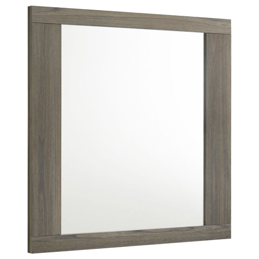 Fenwick - Dresser Mirror - - Gray Oak - Premium Bedroom Mirrors from Coaster Fine Furniture - Just $99! Shop now at Furniture Wholesale Plus  We are the best furniture store in Nashville, Hendersonville, Goodlettsville, Madison, Antioch, Mount Juliet, Lebanon, Gallatin, Springfield, Murfreesboro, Franklin, Brentwood