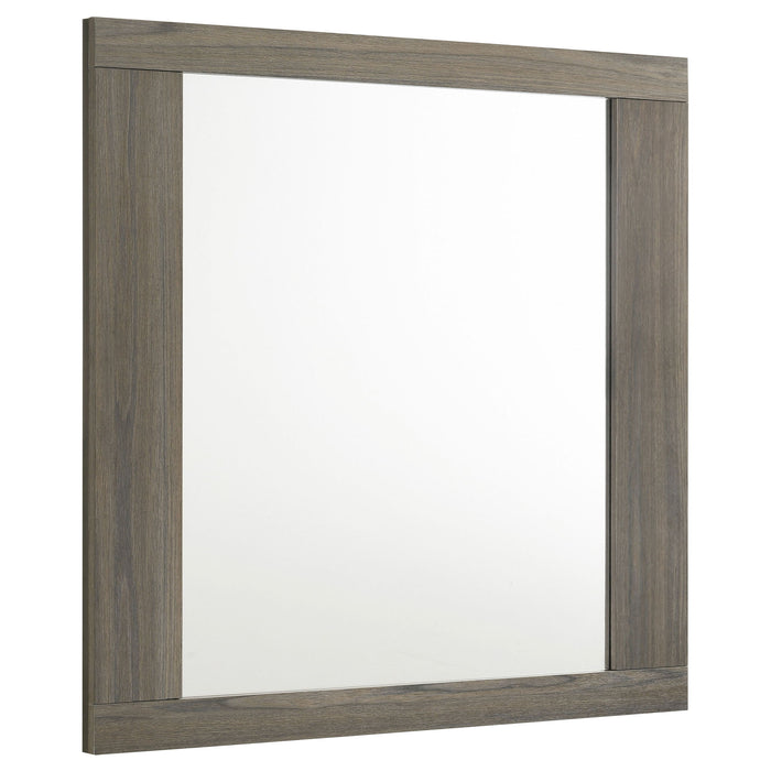 Fenwick - Dresser Mirror - - Gray Oak – Mirrors by Coaster Fine Furniture at Furniture Wholesale Plus , Nashville furniture store