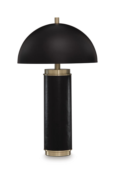 Lemland - Metal Table Lamp - Black / Gold Finish – Table Lamps by Signature Design by Ashley® at Furniture Wholesale Plus , Nashville furniture store