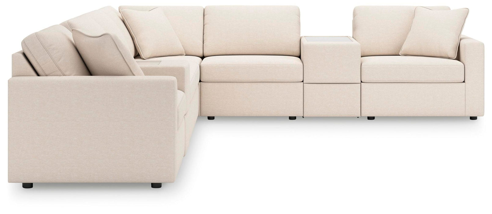 Modmax - Sectional - Oyster – Stationary Sectionals by Signature Design by Ashley® at Furniture Wholesale Plus , Nashville furniture store