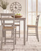 Harperfeld - Dining Room Counter Table Set (Set of 5) - Natural / Gray – 5 Piece Dining Room Sets by Signature Design by Ashley® at Furniture Wholesale Plus , Nashville furniture store