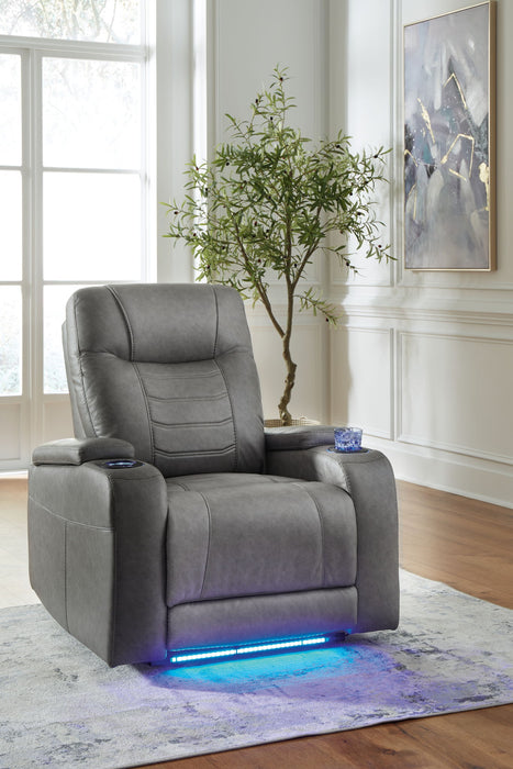 Schooner Rocks - Power Recliner / Adj Headrest – Reclining Chairs by Signature Design by Ashley® at Furniture Wholesale Plus , Nashville furniture store
