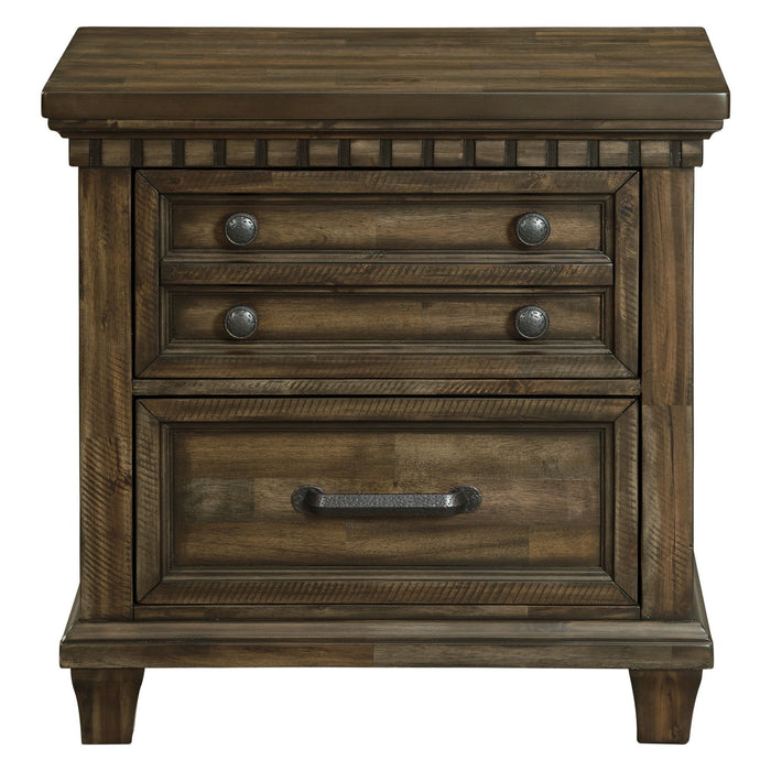 Mccoy - 2 Drawer Nightstand With USB – Nightstands w/ Charging Stations by Elements International at Furniture Wholesale Plus , Nashville furniture store