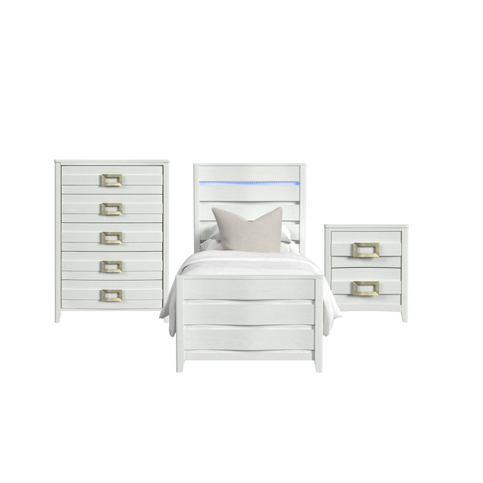 Tobias - Bedroom Set With LED – 3 Piece Bedroom Sets by Elements International at Furniture Wholesale Plus , Nashville furniture store