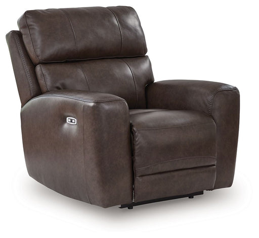 Crossplex - Power Recliner / Adjustable Headrest - Smoke – Reclining Chairs by Signature Design by Ashley® at Furniture Wholesale Plus , Nashville furniture store