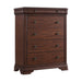 Phillipe - 5-Drawer Chest - Cherry – Accent Chests by Elements International at Furniture Wholesale Plus , Nashville furniture store