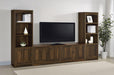 Laughlin - 3-piece Entertainment Center TV Stand - White - Premium Entertainment Centers from Coaster Fine Furniture - Just $1079! Shop now at Furniture Wholesale Plus  We are the best furniture store in Nashville, Hendersonville, Goodlettsville, Madison, Antioch, Mount Juliet, Lebanon, Gallatin, Springfield, Murfreesboro, Franklin, Brentwood