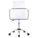 Amaturo - Acrylic Adjustable Home Office Desk Chair - Clear - Premium Swivel Chairs from CoasterEssence - Just $359! Shop now at Furniture Wholesale Plus  We are the best furniture store in Nashville, Hendersonville, Goodlettsville, Madison, Antioch, Mount Juliet, Lebanon, Gallatin, Springfield, Murfreesboro, Franklin, Brentwood