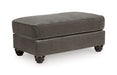 Tallow Creek - Ottoman - Shadow – Upholstered Ottomans by Signature Design by Ashley® at Furniture Wholesale Plus , Nashville furniture store