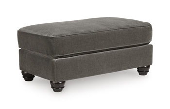 Tallow Creek - Ottoman - Shadow – Upholstered Ottomans by Signature Design by Ashley® at Furniture Wholesale Plus , Nashville furniture store