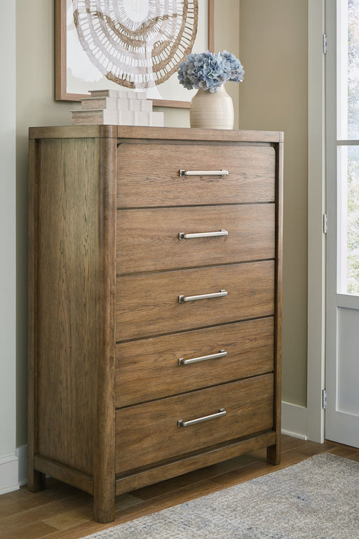 Cabalynn - Light Brown - Five Drawer Chest - Premium Accent Chests from Signature Design by Ashley® - Just $1168! Shop now at Furniture Wholesale Plus  We are the best furniture store in Nashville, Hendersonville, Goodlettsville, Madison, Antioch, Mount Juliet, Lebanon, Gallatin, Springfield, Murfreesboro, Franklin, Brentwood