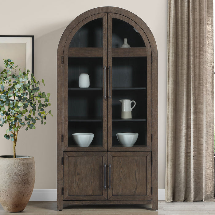 Burlington - Curio - Brown – Curio Cabinets by Steve Silver Furniture at Furniture Wholesale Plus , Nashville furniture store