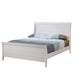 Selena Twin Sleigh Platform Bed Cream White - Premium Bed from Coaster Z2 Standard - Just $390! Shop now at Furniture Wholesale Plus  We are the best furniture store in Nashville, Hendersonville, Goodlettsville, Madison, Antioch, Mount Juliet, Lebanon, Gallatin, Springfield, Murfreesboro, Franklin, Brentwood