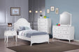 Dominique 4-piece Full Panel Bedroom Set White - Premium Youth Bedroom Set from Coaster Z2 Standard - Just $1190! Shop now at Furniture Wholesale Plus  We are the best furniture store in Nashville, Hendersonville, Goodlettsville, Madison, Antioch, Mount Juliet, Lebanon, Gallatin, Springfield, Murfreesboro, Franklin, Brentwood