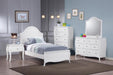 Dominique Bedroom Set with Arched Headboard White - Premium Youth Bedroom Set from Coaster Z2 Standard - Just $1658! Shop now at Furniture Wholesale Plus  We are the best furniture store in Nashville, Hendersonville, Goodlettsville, Madison, Antioch, Mount Juliet, Lebanon, Gallatin, Springfield, Murfreesboro, Franklin, Brentwood