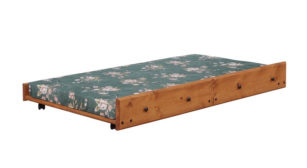 Wrangle Hill Trundle with Bunkie Mattress Amber Wash - Premium Trundle from Coaster Z2 Standard - Just $632! Shop now at Furniture Wholesale Plus  We are the best furniture store in Nashville, Hendersonville, Goodlettsville, Madison, Antioch, Mount Juliet, Lebanon, Gallatin, Springfield, Murfreesboro, Franklin, Brentwood