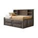 Wrangle Hill Twin Storage Daybed Gun Smoke - Premium Bed from Coaster Z2 Standard - Just $1398! Shop now at Furniture Wholesale Plus  We are the best furniture store in Nashville, Hendersonville, Goodlettsville, Madison, Antioch, Mount Juliet, Lebanon, Gallatin, Springfield, Murfreesboro, Franklin, Brentwood