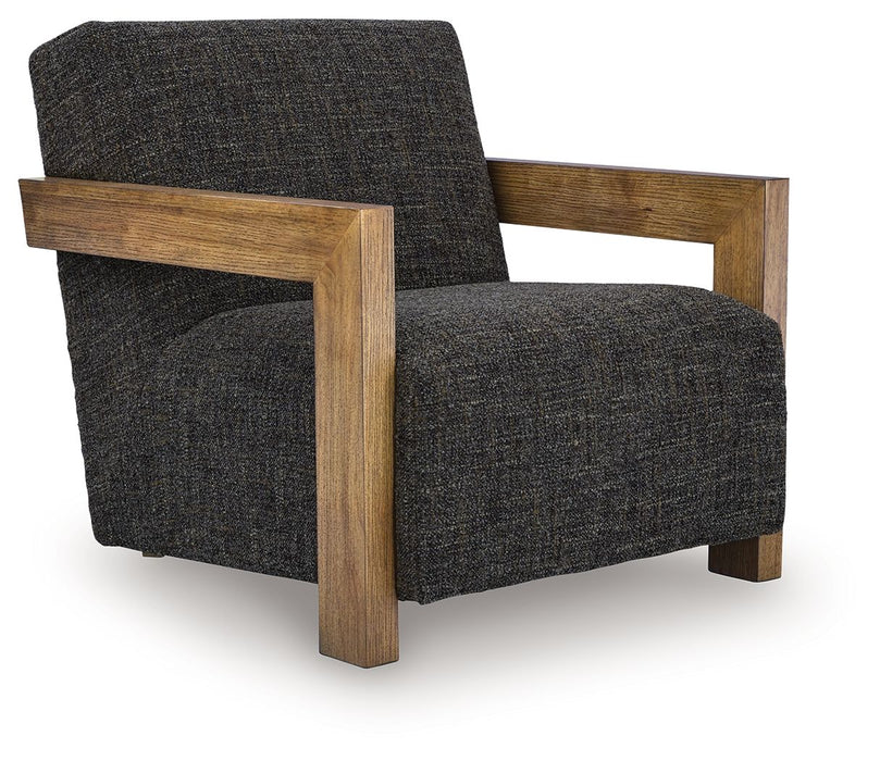 Dorney - Accent Chair - Charcoal / Brown – Accent Chairs by Signature Design by Ashley® at Furniture Wholesale Plus , Nashville furniture store