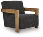 Dorney - Accent Chair - Charcoal / Brown – Accent Chairs by Signature Design by Ashley® at Furniture Wholesale Plus , Nashville furniture store