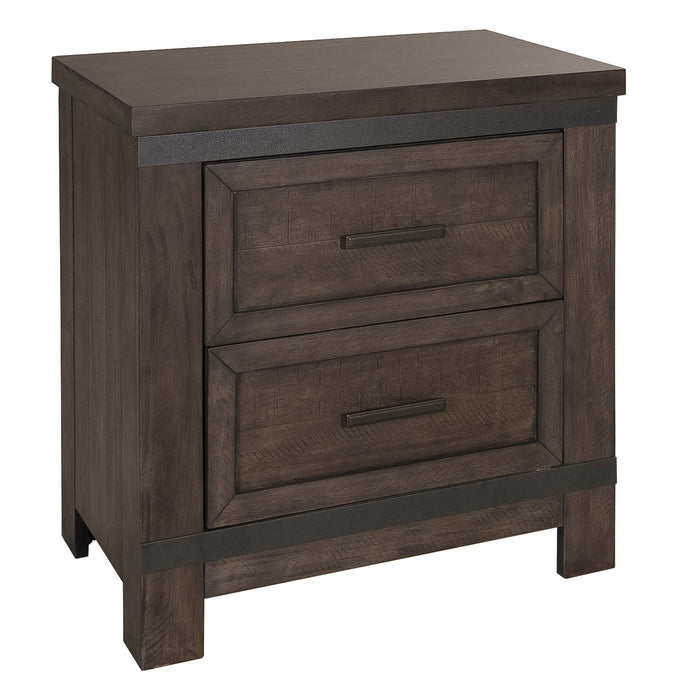 Thornwood Hills - Nightstand - Rock Beaten Brown – Accent Nightstands by Liberty Furniture at Furniture Wholesale Plus , Nashville furniture store