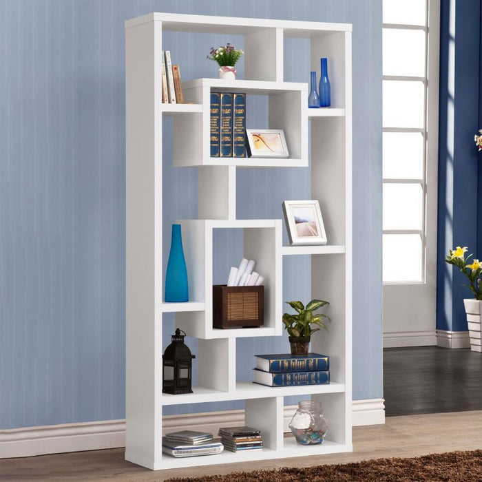 Corey - 8-Shelf Bookshelf – Standard Bookcases by CoasterEveryday at Furniture Wholesale Plus , Nashville furniture store