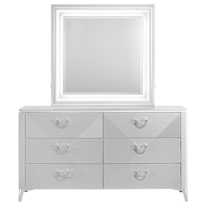 Cassia - 6-Drawer Bedroom Dresser Cabinet – Dressers by Coaster Fine Furniture at Furniture Wholesale Plus , Nashville furniture store