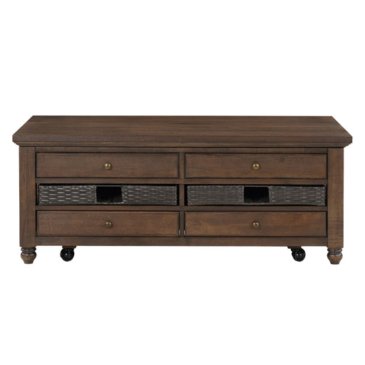 Oliver - 3 Piece Table Set - Brown – Table Sets by Steve Silver Furniture at Furniture Wholesale Plus , Nashville furniture store