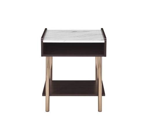 Carrie - End Table - Brown – End Tables by Steve Silver Furniture at Furniture Wholesale Plus , Nashville furniture store