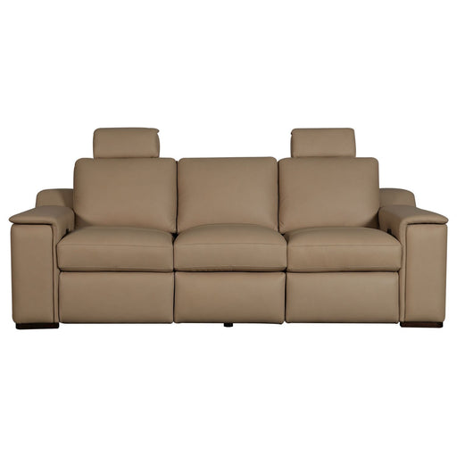 Armon - Sofa With Power Footrest & ZG - Oslo Fawn – Reclining Sofas by Liberty Furniture at Furniture Wholesale Plus , Nashville furniture store