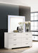 Felicity - 6-Drawer Dresser With LED Mirror - White High Gloss – Dresser & Mirror by CoasterEssence at Furniture Wholesale Plus , Nashville furniture store