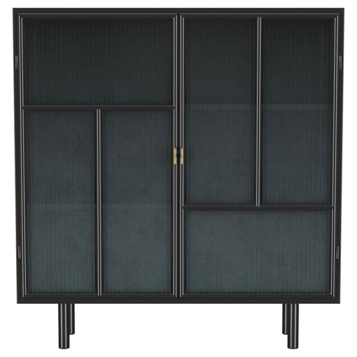 Dalia - 2 Door Accent Storage Cabinet With Shelving - Black – Accent Cabinets by Coaster Fine Furniture at Furniture Wholesale Plus , Nashville furniture store