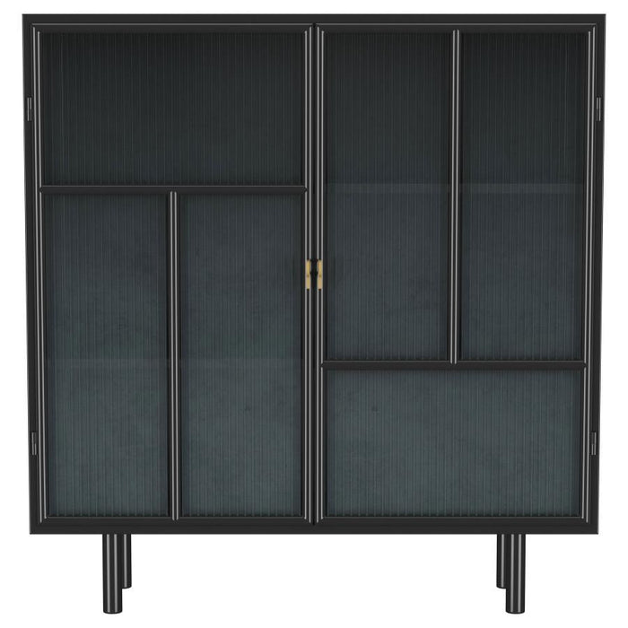 Dalia - 2 Door Accent Storage Cabinet With Shelving - Black – Accent Cabinets by Coaster Fine Furniture at Furniture Wholesale Plus , Nashville furniture store