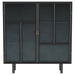 Dalia - 2 Door Accent Storage Cabinet With Shelving - Black – Accent Cabinets by Coaster Fine Furniture at Furniture Wholesale Plus , Nashville furniture store
